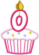 Applique Birthday Cupcakes