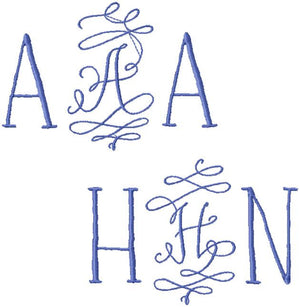 AMELIA MONOGRAM FONT