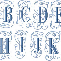 NEWELL MONOGRAM FONT