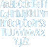 CARTOON RUNNING STITCH FONT