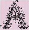 Ancient Font - Comes in 4,5,6 inch sizes - Monogram Font - Machine Embroidery Font