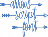 Arrow Script Font