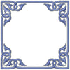 Square Monogram Frame - Comes in 4x4, 5x5, 6x6, and 7x7 inch sizes