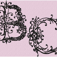 Ancient Font - Comes in 4,5,6 inch sizes - Monogram Font - Machine Embroidery Font