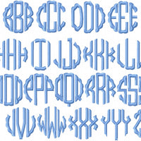 SCALLOP CIRCLE FONT 2  2 INCH SIZE