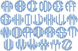 SCALLOP CIRCLE FONT 2  2 INCH SIZE