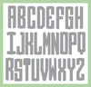 Circle Park Font 4" Letters Machine Embroidery Font -