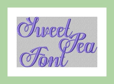 Sweet Pea Font