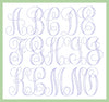 Single Stitch  Vines Font Extra Large