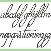 Brody Font 2 inch  Machine Embroidery Font