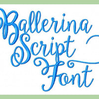 Ballerina Script Font 2" Script