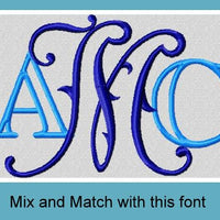 Victorian Monogram Font