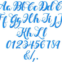 Sunshine Font 2 inch Alternative Letter Font