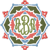 Monogram Frame 3 - Machine Embroidery Design