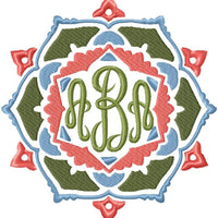 Monogram Frame 3 - Machine Embroidery Design