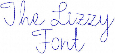 THE LIZZY  SKETCH FONT