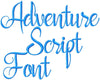 Adventure Font - Machine Embroidery Font