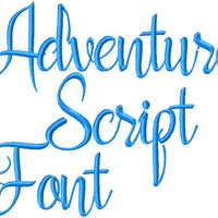 Adventure Font - Machine Embroidery Font