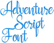 Adventure Font - Machine Embroidery Font