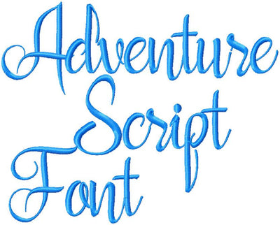 Adventure Font - Machine Embroidery Font