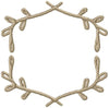 Twig Monogram Frame - Upper and Lower Sections