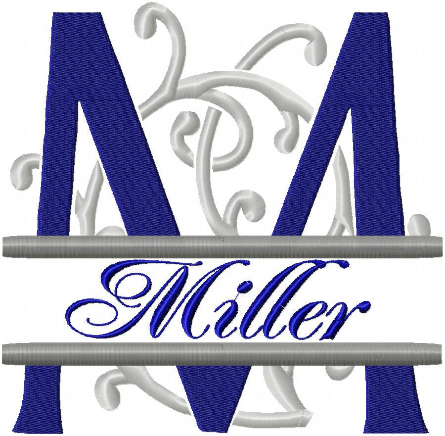 Mia Bella Split Letter Name Frame