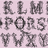 Ancient Font - Comes in 4,5,6 inch sizes - Monogram Font - Machine Embroidery Font