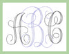 Single Stitch  Vines Font Extra Large