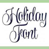 Holiday Font