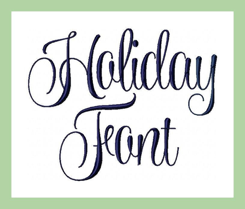 Holiday Font