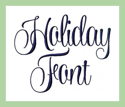 Holiday Font