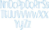 CARTOON RUNNING STITCH FONT