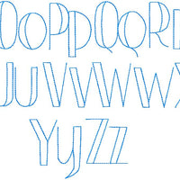 CARTOON RUNNING STITCH FONT