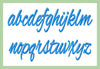 Allesandro Font comes in 1.5 and 2 inch sizes - with numbers and ampersand