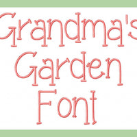 Grandma's Garden Font