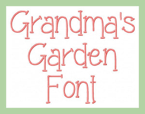 Grandma's Garden Font