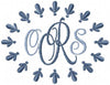 OVAL GREGORY MONOGRAM FRAME