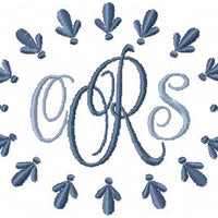 OVAL GREGORY MONOGRAM FRAME