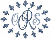 OVAL GREGORY MONOGRAM FRAME