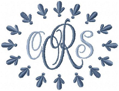 OVAL GREGORY MONOGRAM FRAME