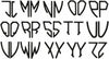 2 lettr monogram j-z