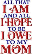 All That I Am  MAchine Embroidery Design