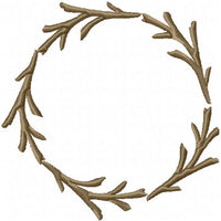 TWIG WREATH MONOGRAM FRAME