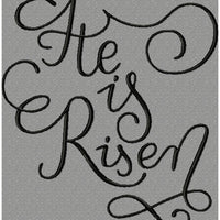 He is Risen Machine Embroidery Design