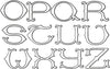 Heirloom Monogram Font