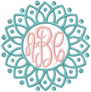 Spiral Circle Monogram Font