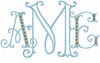 SETH III FONT - MACHINE EMBROIDERY MONOGRAM FONT