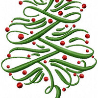 CHRISTMAS TREE #3 MACHINE EMBROIDERY DESIGN