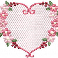 HEART FLOWER FRAME