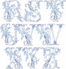 VINTAGE DIAMOND FLORAL FONT